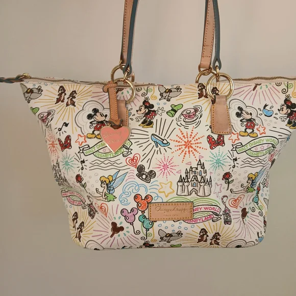 🏰✨️Dooney and Bourke- Disney Sketch Edition- Large Tote Bag - Picture 4 of 16